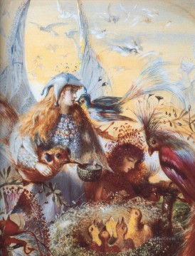 fairy and birds for kid Oil Paintings